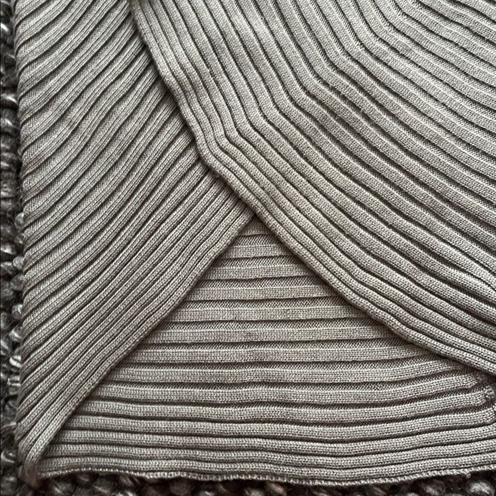 Taupe/ Brown NORTHLAND Ribbed Sweater - Picture 9 of 16